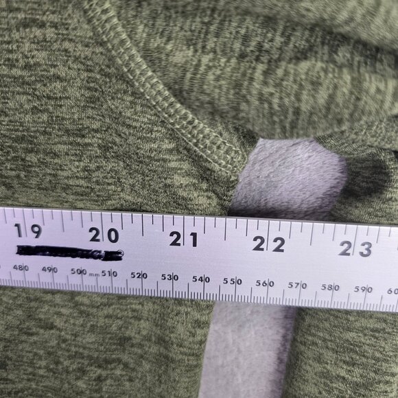 Mens The North Face Green Fleece Jacket Full Zip Polyester Blend Stretch Size L - Picture 7 of 9